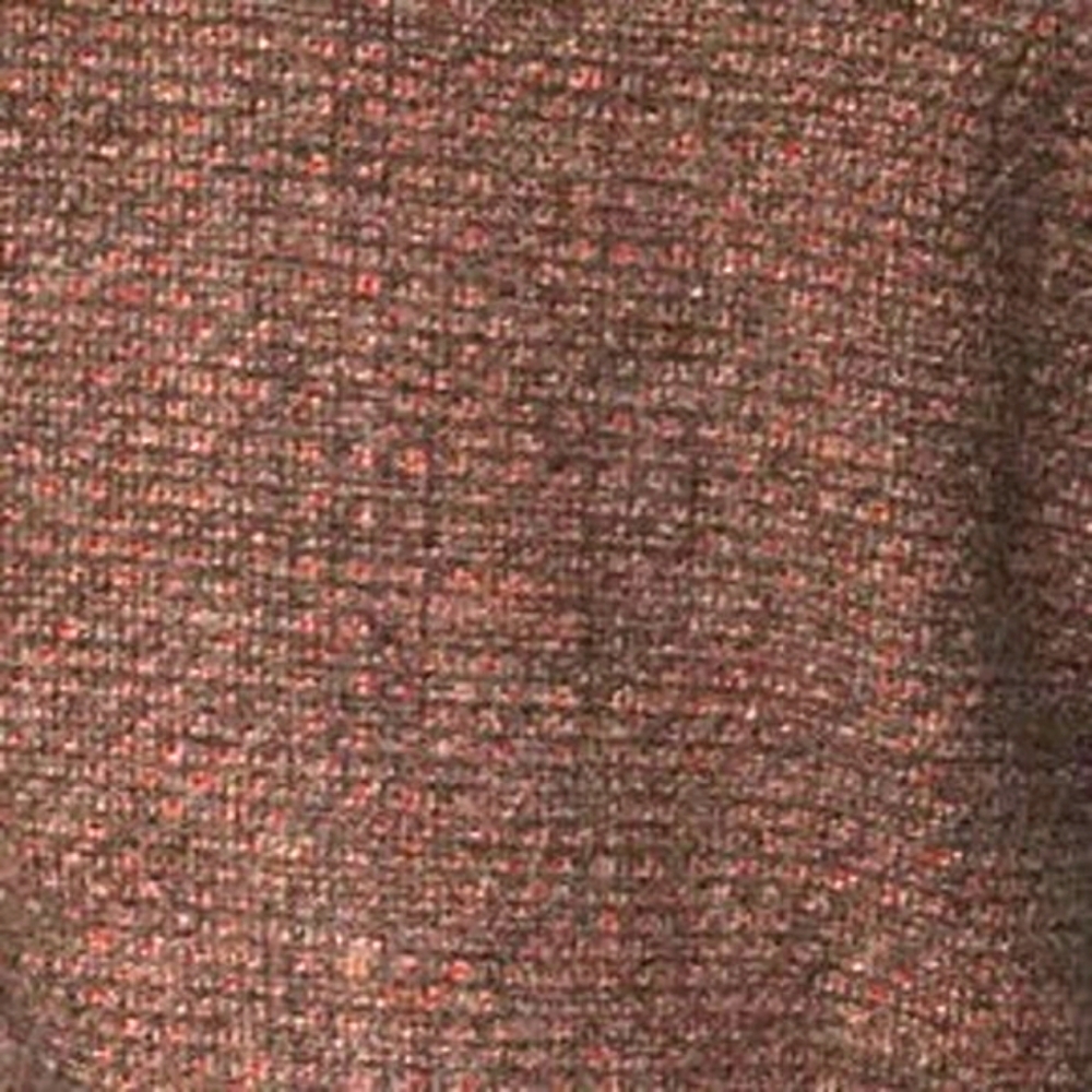 🍂 Vintage 1950's Brown Gold Sienna Tweed Open Front Jacket Blazer - M - Picture 8 of 9